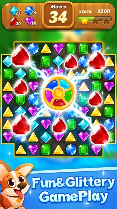 Emulate iPhone app Jewel & Gems Mania 2020 using MyAndroid
