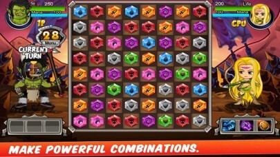 Emulate iPhone app Jewel Hero Fight 2 using MyAndroid Emulate iPhone app Jewel Hero Fight 2 using MyAndroid