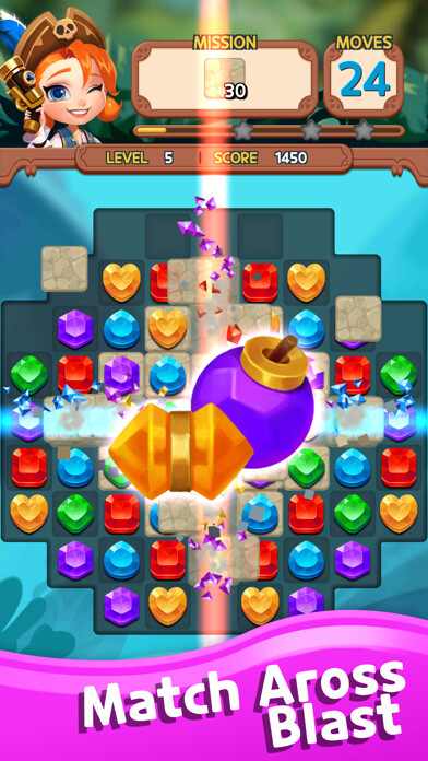 Emulate iPhone app JEWEL ISLAND-Pirate Adventure using MyAndroid Emulate iPhone app JEWEL ISLAND-Pirate Adventure using MyAndroid