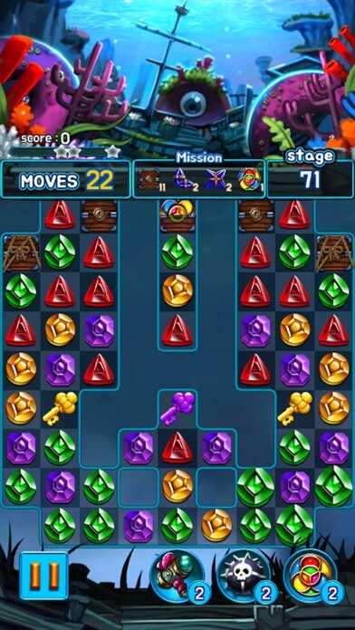 Emulate iPhone app Jewel Kraken: Match3 puzzle using MyAndroid Emulate iPhone app Jewel Kraken: Match3 puzzle using MyAndroid