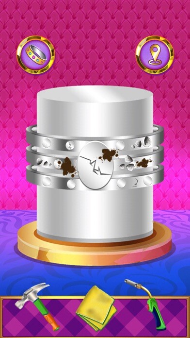 Emulate iPhone app Jewellery making games using MyAndroid