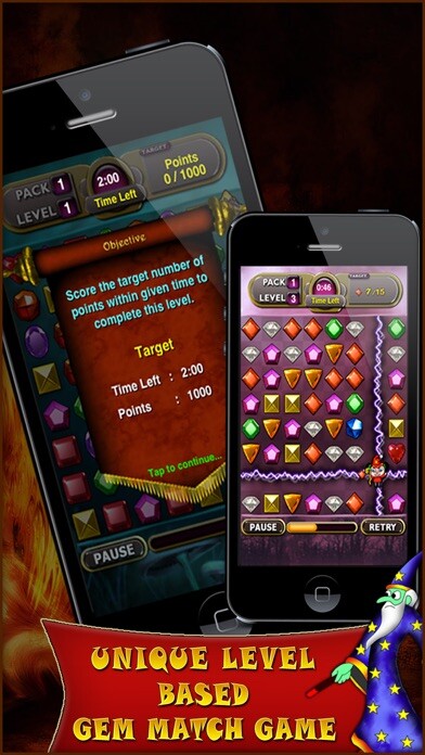 Emulate iPhone app Jewel Magic Challenge Free using MyAndroid Emulate iPhone app Jewel Magic Challenge Free using MyAndroid