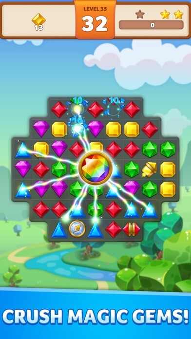 Emulate iPhone app Jewel Match King using MyAndroid Emulate iPhone app Jewel Match King using MyAndroid