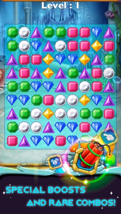 Emulate iPhone app Jewel Ocean - Mania Gems using MyAndroid Emulate iPhone app Jewel Ocean - Mania Gems using MyAndroid