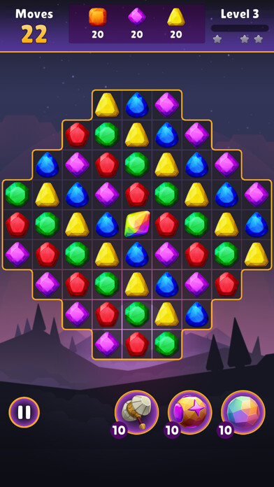 Emulate iPhone app Jewel Quest - Magic Match3 using MyAndroid Emulate iPhone app Jewel Quest - Magic Match3 using MyAndroid