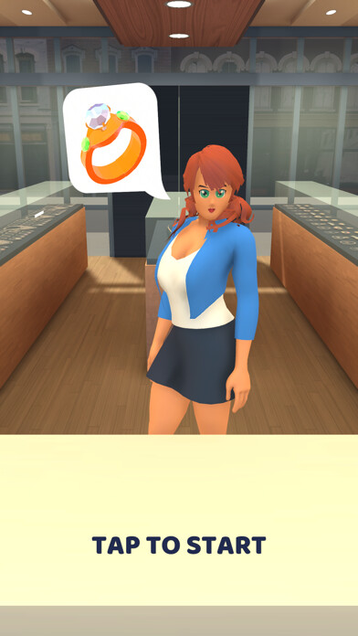 Emulate iPhone app Jewelry Store 3D using MyAndroid