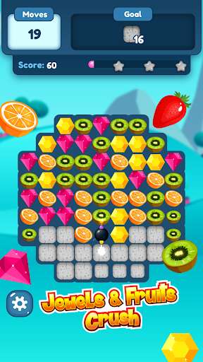 Run android online APK Jewels and Fruit Crush :   Match Puzzle Game from MyAndroid or emulate Jewels and Fruit Crush :   Match Puzzle Game using MyAndroid