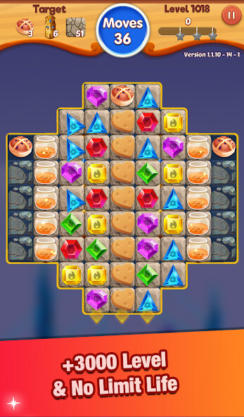 Emulate Android APK Jewels Crush : Match 3 Emulate Android APK Jewels Crush : Match 3