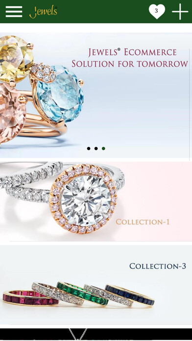 Emulate iPhone app Jewels E-commerce using MyAndroid Emulate iPhone app Jewels E-commerce using MyAndroid