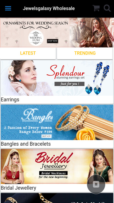 Emulate iPhone app Jewels Galaxy Wholesale using MyAndroid Emulate iPhone app Jewels Galaxy Wholesale using MyAndroid