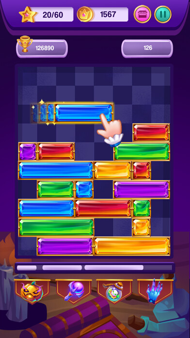 Emulate iPhone app Jewel Sliding Brick Classic using MyAndroid Emulate iPhone app Jewel Sliding Brick Classic using MyAndroid