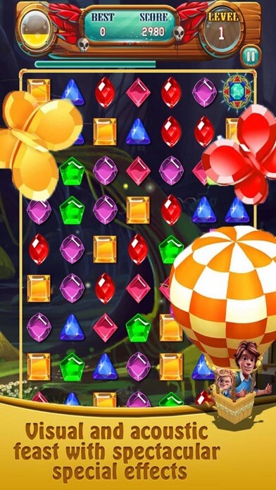 Emulate iPhone app Jewels Lost Land 2 using MyAndroid Emulate iPhone app Jewels Lost Land 2 using MyAndroid