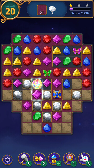 Emulate iPhone app Jewels Magic : King’s Diamond using MyAndroid