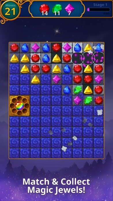 Emulate iPhone app Jewels Magic: Mystery Match3 using MyAndroid Emulate iPhone app Jewels Magic: Mystery Match3 using MyAndroid
