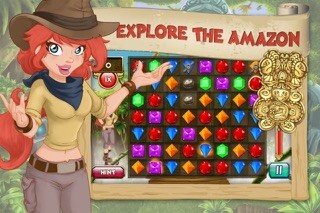 Emulate iPhone app Jewels of the Amazon using MyAndroid