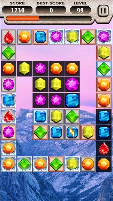 Emulate iPhone app Jewels Star - Match using MyAndroid Emulate iPhone app Jewels Star - Match using MyAndroid
