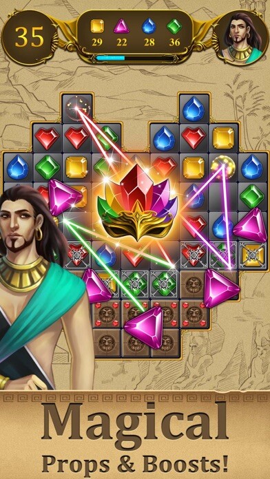 Emulate iPhone app Jewel Swap -Magic Match 3 game using MyAndroid Emulate iPhone app Jewel Swap -Magic Match 3 game using MyAndroid