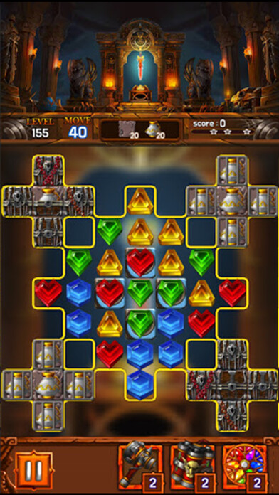 Emulate iPhone app Jewel Sword: Match3 puzzle using MyAndroid Emulate iPhone app Jewel Sword: Match3 puzzle using MyAndroid
