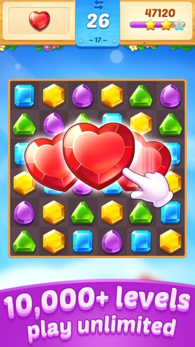 Emulate iPhone app Jewel Town - Match 3 Games using MyAndroid Emulate iPhone app Jewel Town - Match 3 Games using MyAndroid