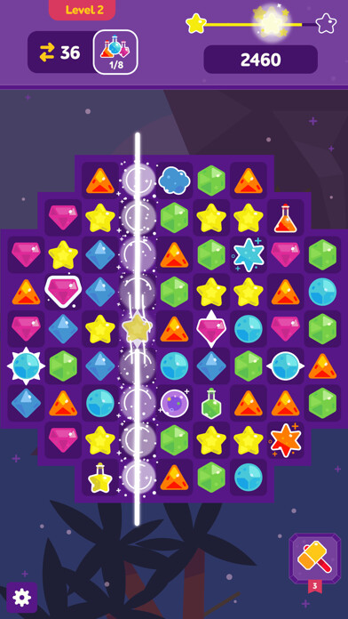 Emulate iPhone app Jewel Valley : Jewels Crush using MyAndroid