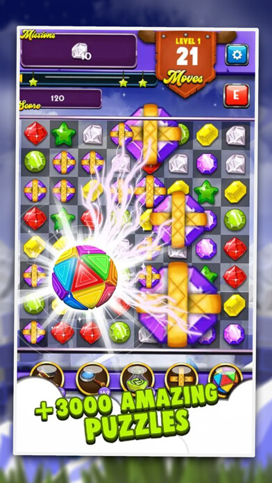 Emulate iPhone app Jewel Wonder using MyAndroid