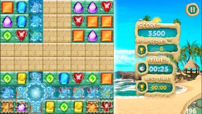 Emulate iPhone app Jewel World PRO Skull Edition using MyAndroid