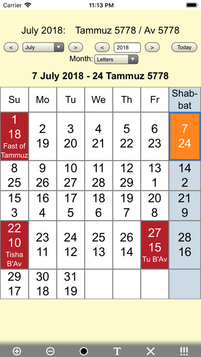 Emulate iPhone app Jewish Calendar and Holidays L using MyAndroid Emulate iPhone app Jewish Calendar and Holidays L using MyAndroid