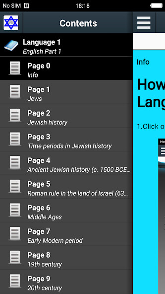 Run android online APK Jewish History from MyAndroid or emulate Jewish History using MyAndroid