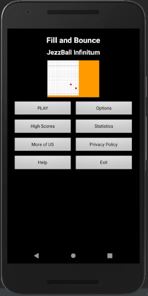 Run android online APK JezzBall: Fill and Bounce from MyAndroid or emulate JezzBall: Fill and Bounce using MyAndroid