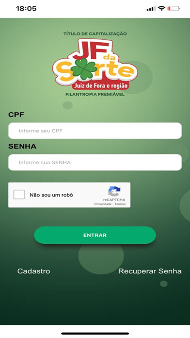 Emulate iPhone app JF da Sorte using MyAndroid