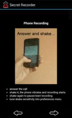 Emulate Android APK JG Secret Recorder