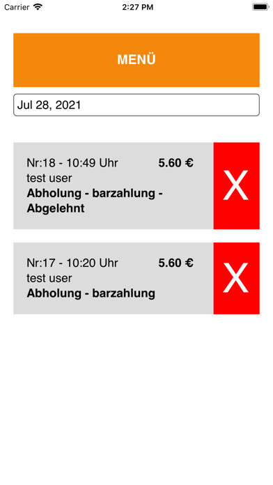 Emulate iPhone app JH Design - Verwaltung using MyAndroid Emulate iPhone app JH Design - Verwaltung using MyAndroid