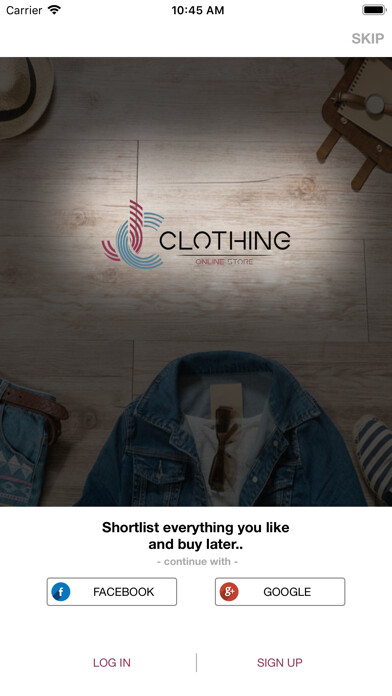 Emulate iPhone app JhimCareyClothing using MyAndroid Emulate iPhone app JhimCareyClothing using MyAndroid