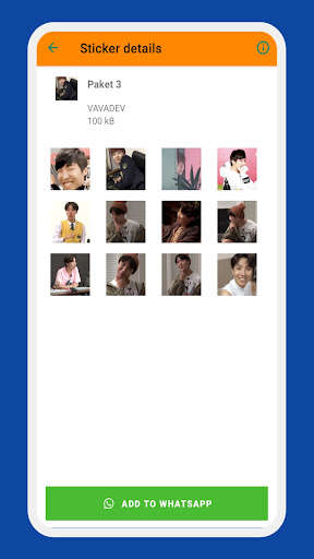 Run android online APK Jhope Bts Sticker WAStickerApp from MyAndroid or emulate Jhope Bts Sticker WAStickerApp using MyAndroid