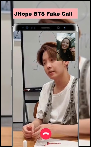 Run android online APK Jhope Fake Call from MyAndroid or emulate Jhope Fake Call using MyAndroid