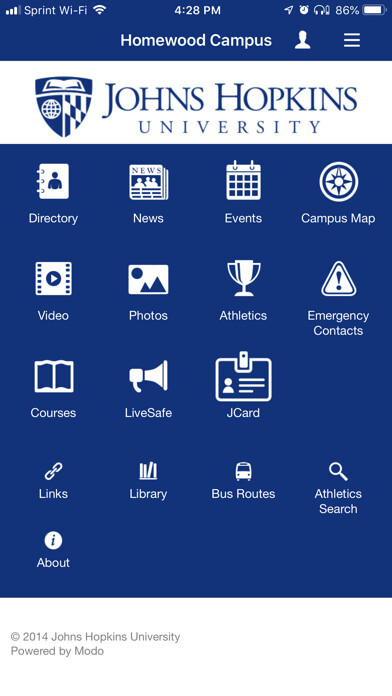 Emulate iPhone app JHUMobile using MyAndroid
