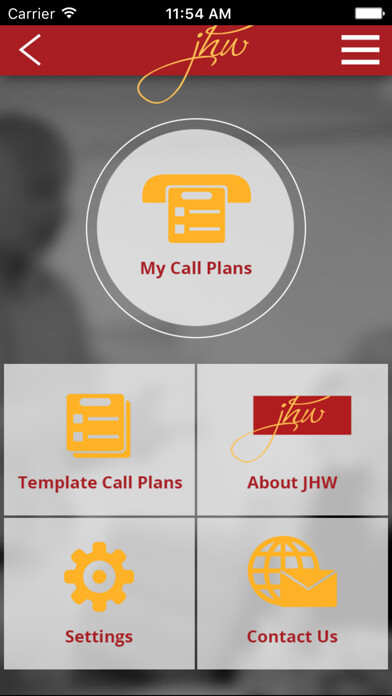 Emulate iPhone app JHW Call Plan using MyAndroid