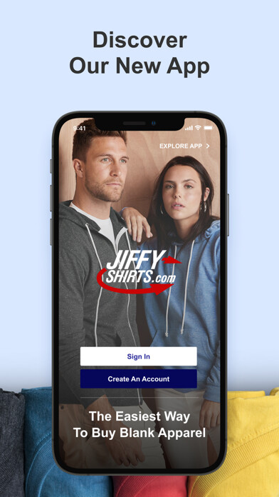 Emulate iPhone app JiffyShirts: Blank Apparel using MyAndroid Emulate iPhone app JiffyShirts: Blank Apparel using MyAndroid