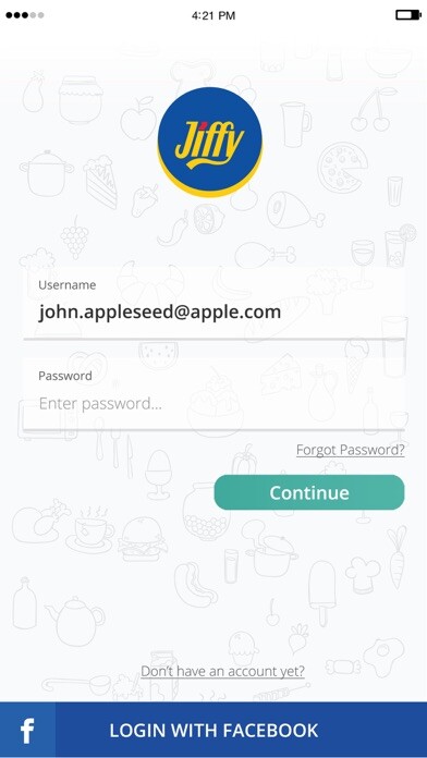 Emulate iPhone app Jiffy Shop using MyAndroid