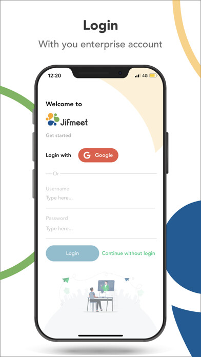 Emulate iPhone app Jifmeet using MyAndroid