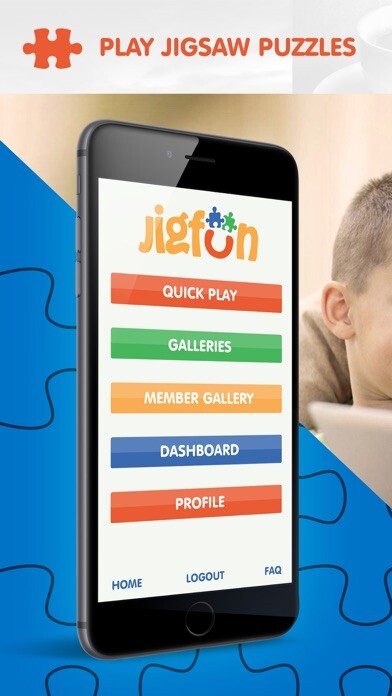 Emulate iPhone app Jigfun Jigsaw Puzzle App using MyAndroid Emulate iPhone app Jigfun Jigsaw Puzzle App using MyAndroid