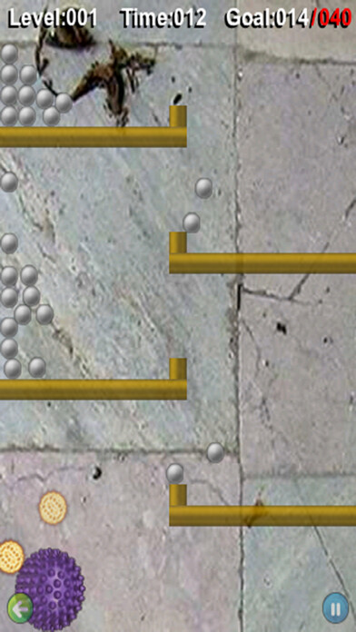 Emulate iPhone app Jiggle Balls: Spikes! using MyAndroid