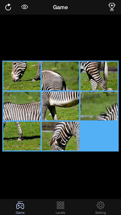 Emulate iPhone app Jigsaw Animal using MyAndroid