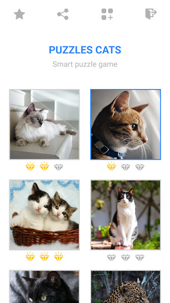 Run android online APK Jigsaw Cat Mosaic Puzzles from MyAndroid or emulate Jigsaw Cat Mosaic Puzzles using MyAndroid