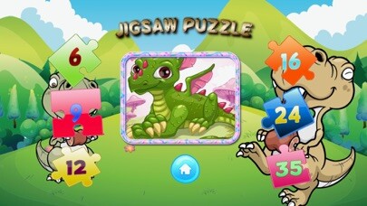 Emulate iPhone app jigsaw dinosaurs puzzle bedtime stories for kids using MyAndroid Emulate iPhone app jigsaw dinosaurs puzzle bedtime stories for kids using MyAndroid