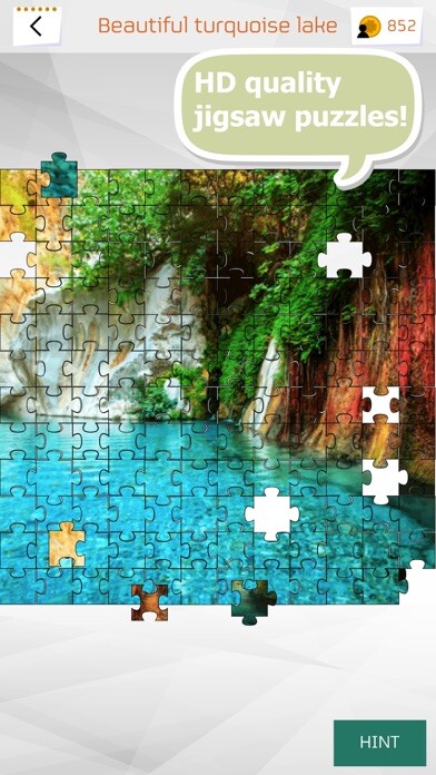 Emulate iPhone app Jigsaw Puzzle Games - Free using MyAndroid