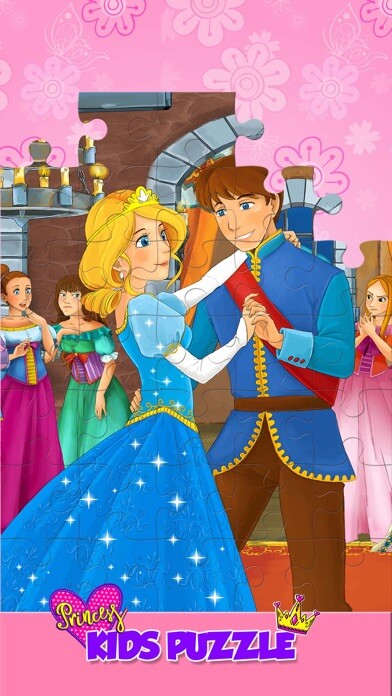 Emulate iPhone app Jigsaw Puzzle Princess - Funny Shape Cartoon Games using MyAndroid