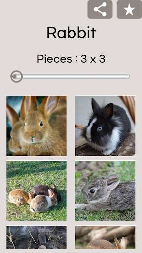 Run android online APK Jigsaw Puzzle: Rabbit from MyAndroid or emulate Jigsaw Puzzle: Rabbit using MyAndroid