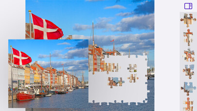 Emulate iPhone app Jigsaw Puzzles Cities using MyAndroid