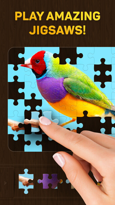 Emulate iPhone app Jigsaw Puzzles for You using MyAndroid